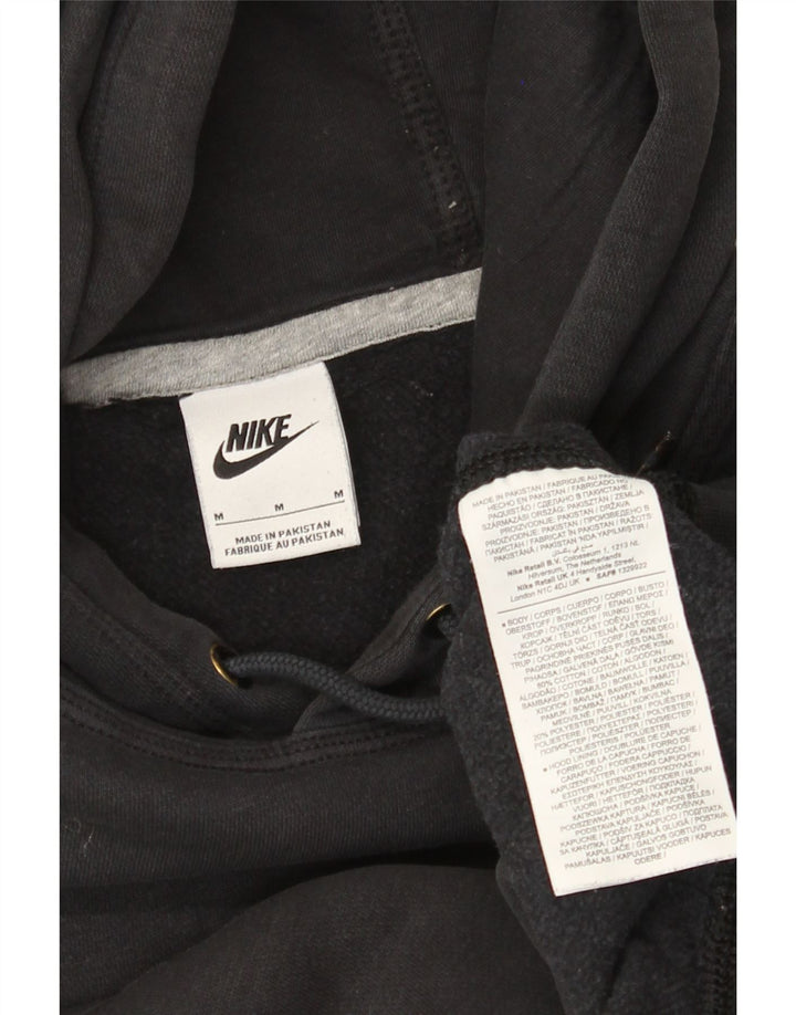 Nike - Sudadera con capucha para hombre (algodón negro mediano)