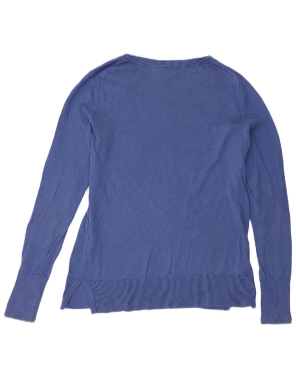 Gap Jersey extragrande con cuello barco para mujer UK 10 Small Algodón azul