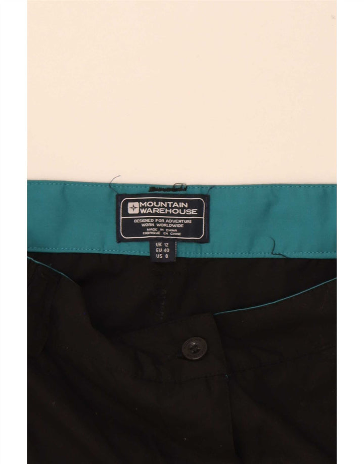 Pantalones cortos informales para mujer Mountain Warehouse UK 40 Medium W30 Poliéster negro