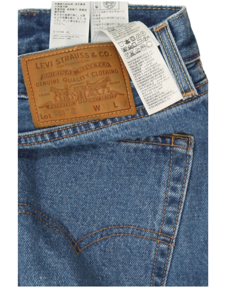 Levi's Jeans rectos 551 para hombre W33 L32 Algodón azul