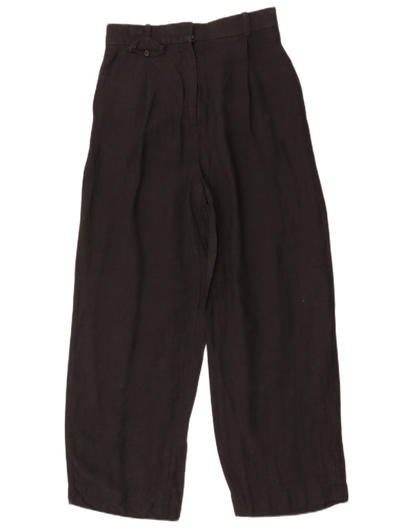 Cos Pantalones chinos de pierna ancha y cintura alta para mujer EU 34 XS W26 L26 Negro