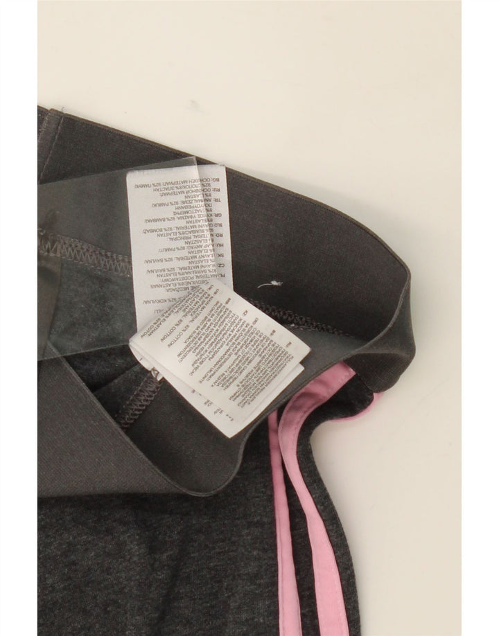 ADIDAS Womens Leggings UK 8/10 Small Grey Cotton Vintage Adidas and Second-Hand Adidas from Messina Hembry 