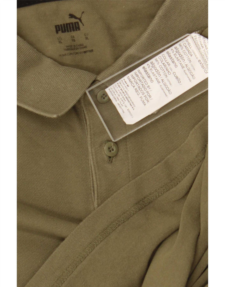 Polo Puma Hombre XL Algodón Caqui