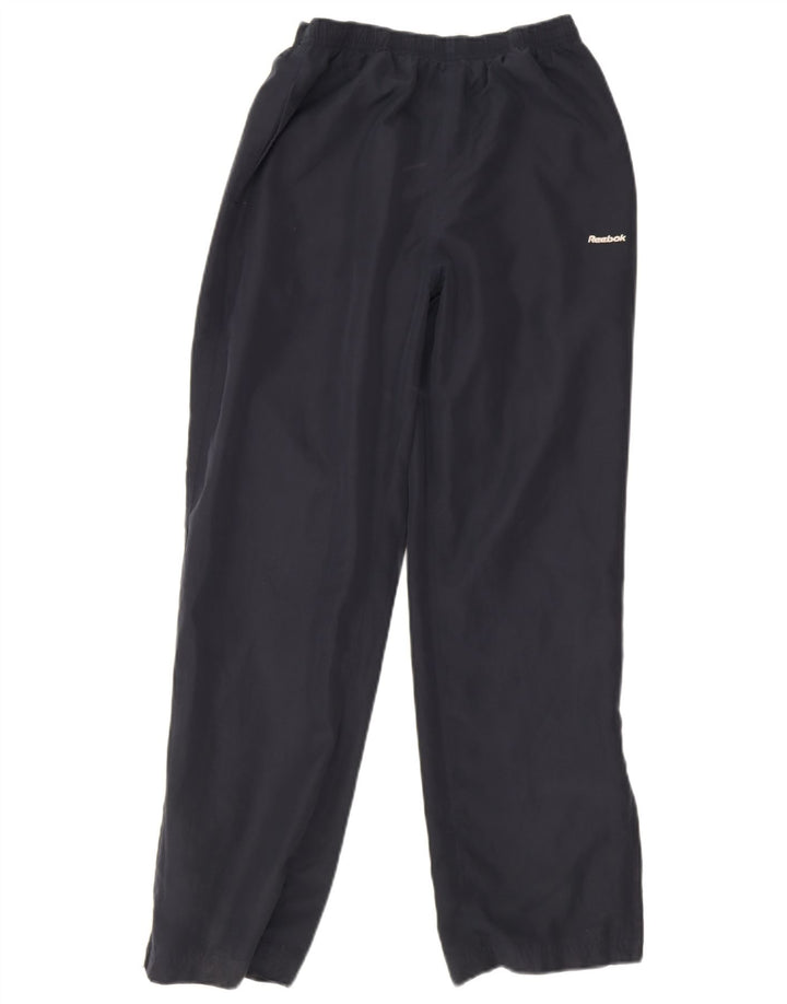 Reebok Pantalones de chándal para mujer UK 10 Small Azul marino Poliéster