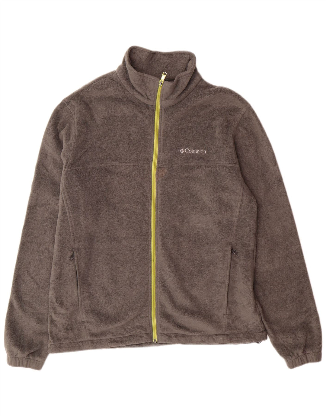 COLUMBIA Chaqueta polar para hombre UK 40 Grande Gris Poliéster