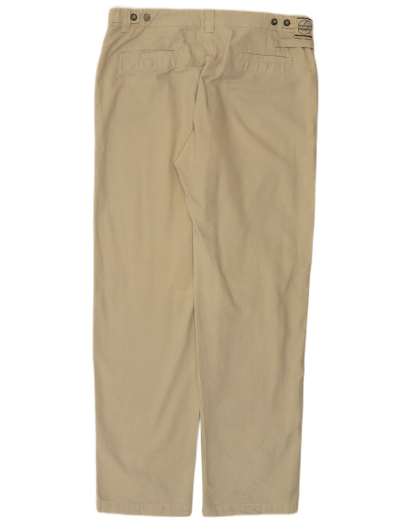 Murphy & Nye Pantalones informales rectos para hombre W40 L36 Algodón beige