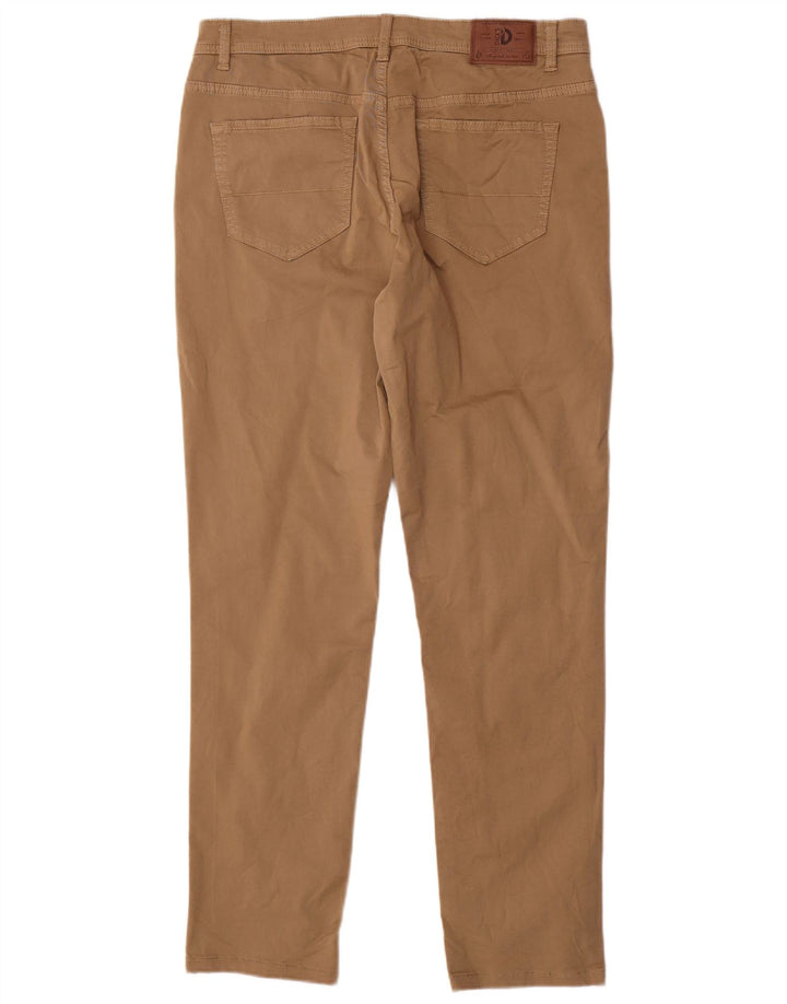Dack's Pantalones casuales delgados para hombre IT 48 Medium W34 L31 Algodón marrón