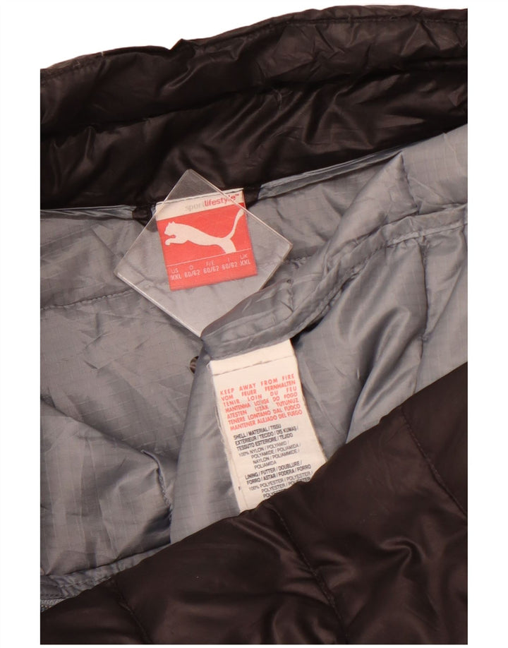 PUMA Chaqueta acolchada para hombre UK 44 2XL Nylon negro