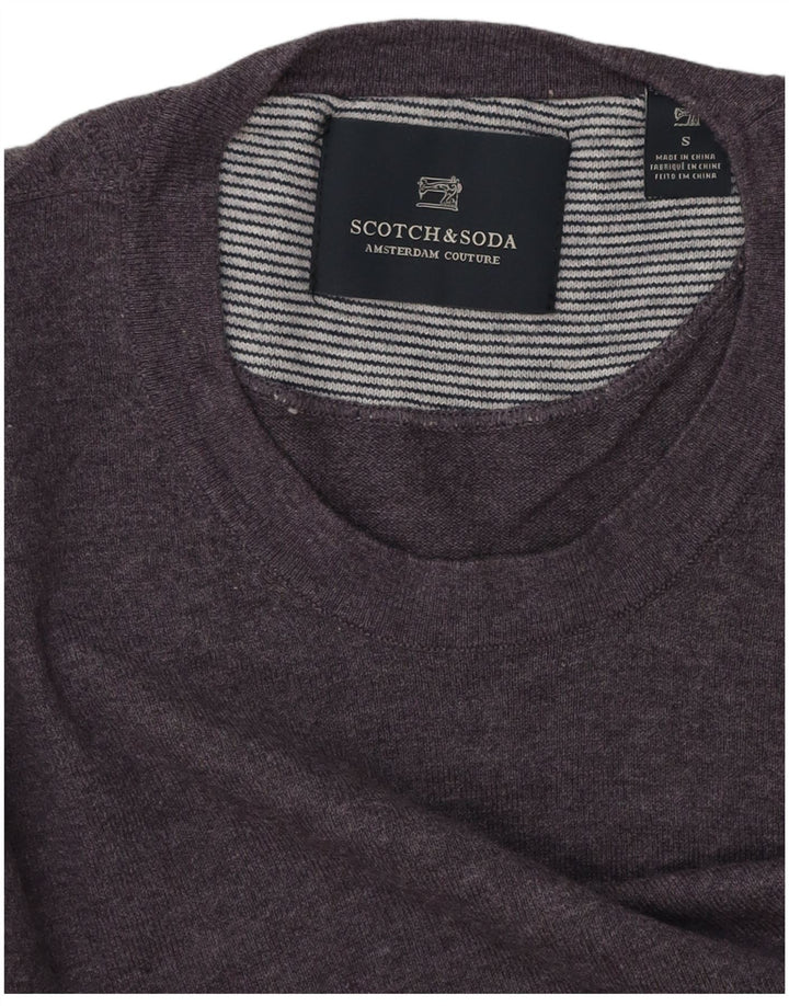 Scotch & Soda Jersey De Cuello Redondo Para Hombre Pequeño Morado