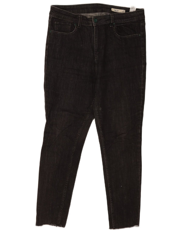 Marks & Spencer Jeans Ajustados The Lily para Mujer Reino Unido 14 Grande W32 L26 Negro
