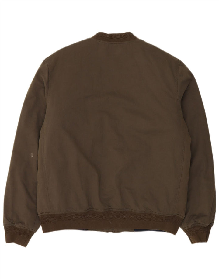 Jack Wills Chaqueta bomber para hombre UK 40 Large Caqui Poliamida