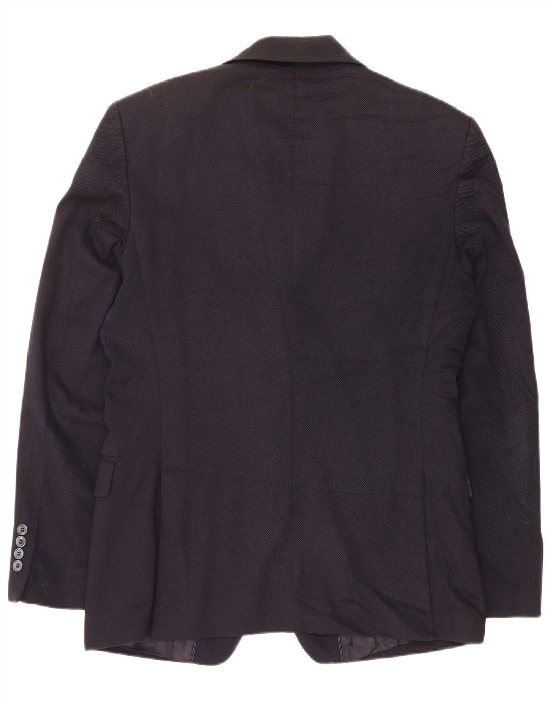 Zara Chaqueta tipo blazer de 2 botones para hombre EU 48 Algodón azul marino mediano