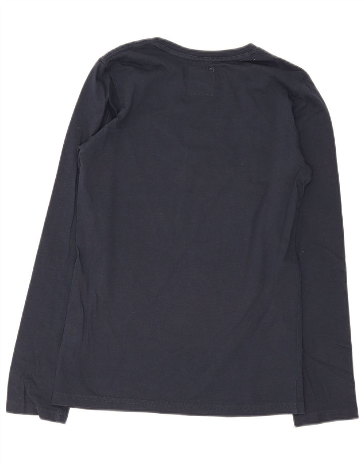 Levi's Camiseta Regular Graphic Manga Larga para Niños 13-14 Años Azul Marino Algodón