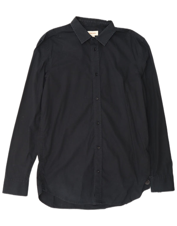 Camisa Diesel Hombre XL Algodón Negro