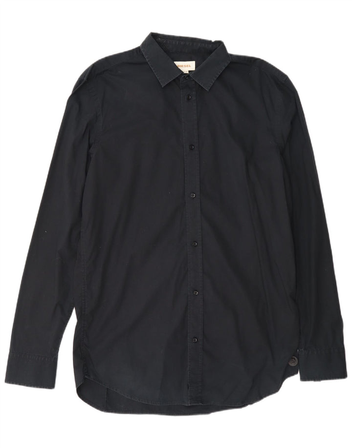 Camisa Diesel Hombre XL Algodón Negro