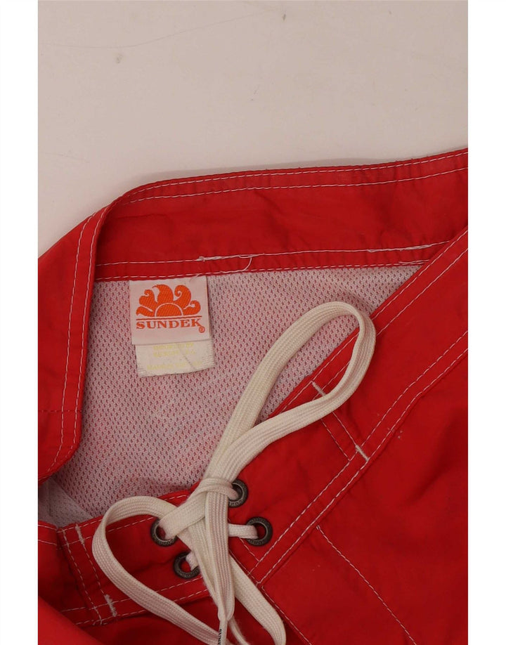 Bañador Sundek Hombre Mediano Rojo Nylon