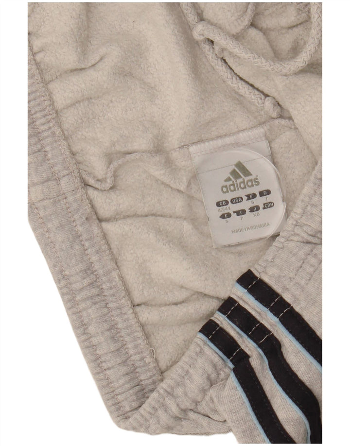 ADIDAS Pantalones de chándal para hombre UK 42/44 Grande Gris Algodón