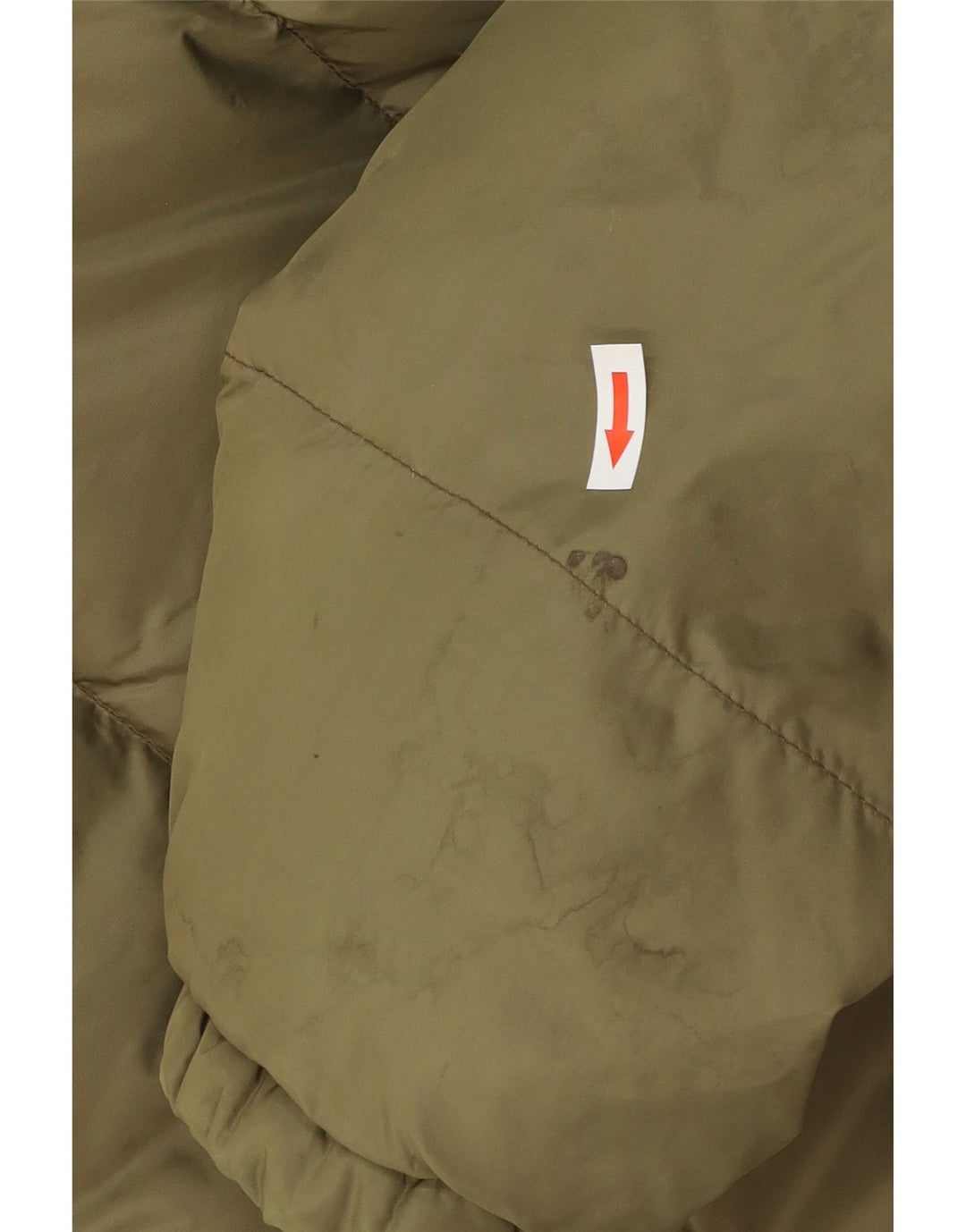 INVICTA Chaqueta acolchada holgada para hombre UK 38 Medium Khaki Poliamida