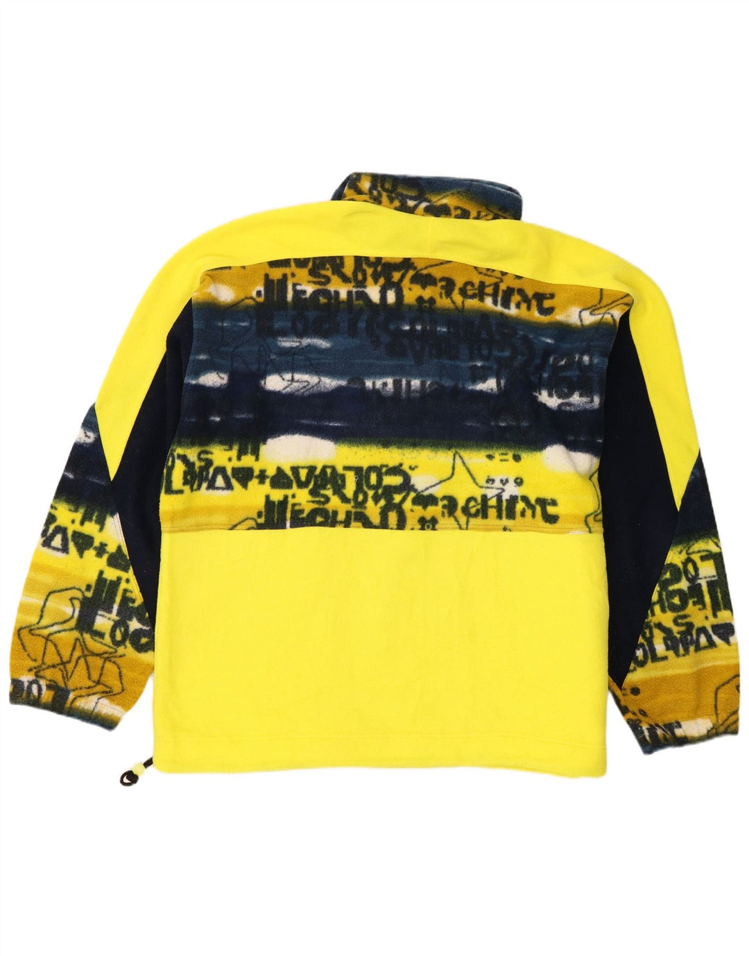 Colmar Jersey De Forro Polar Con Cremallera Y Cuello Para Hombre 2XL Poliéster Color Block Amarillo