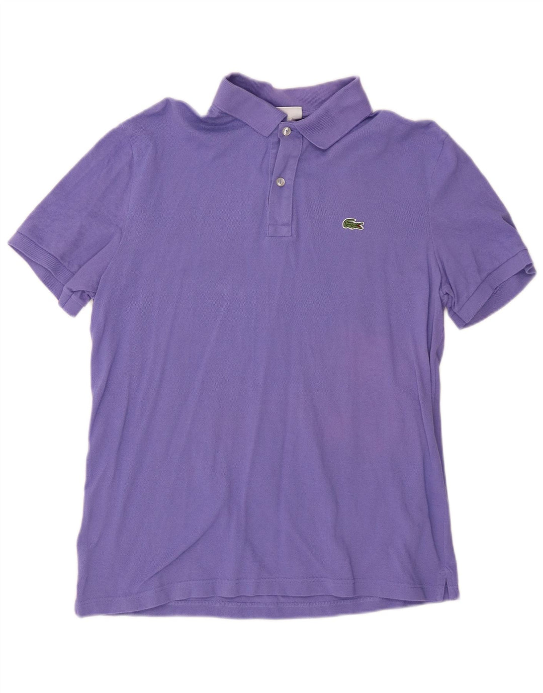 LACOSTE Polo Slim Fit para Hombre Talla 6 XL Algodón Púrpura