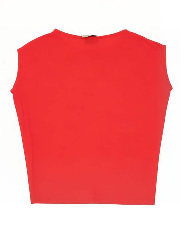 Trussardi Jeans Camiseta con gráfico extragrande para mujer UK 44 Medium Pink