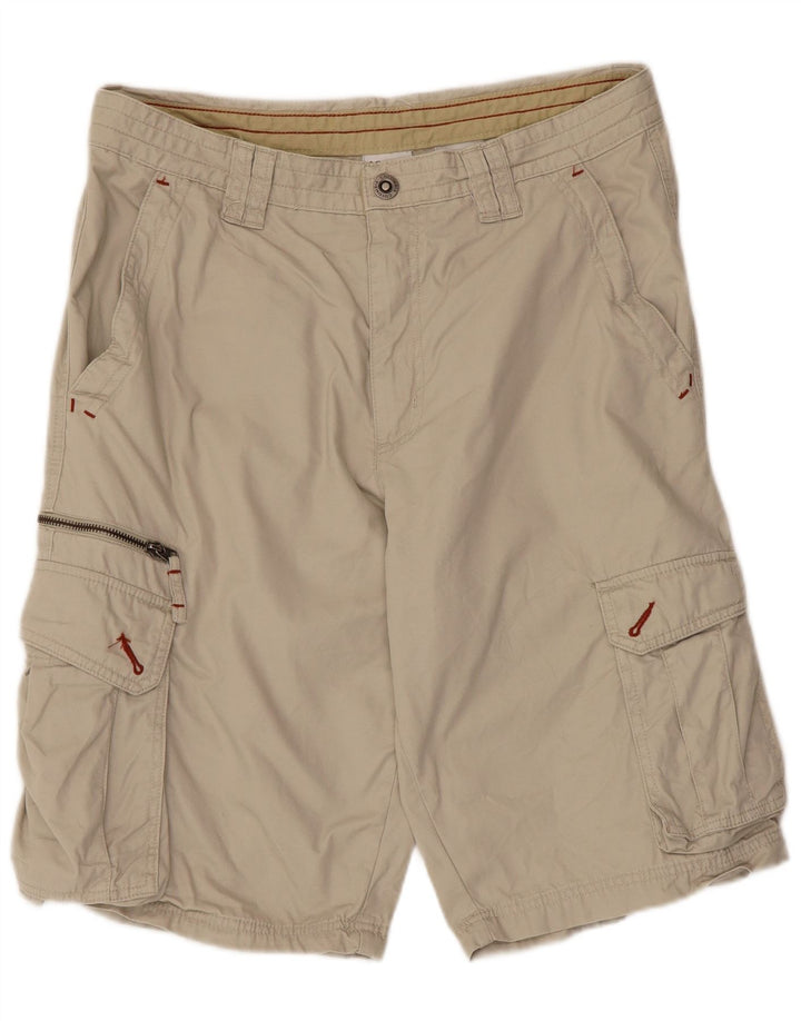 Columbia Pantalones cortos cargo para hombre W34 Algodón beige grande