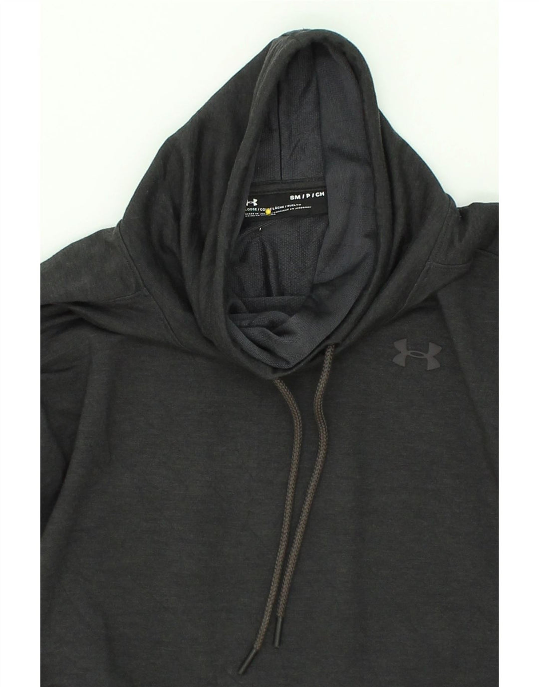 UNDER ARMOUR Mens Roll Neck Sweatshirt Jumper Small Grey | Vintage Under Armour | Thrift | Second-Hand Under Armour | Used Clothing | Messina Hembry 