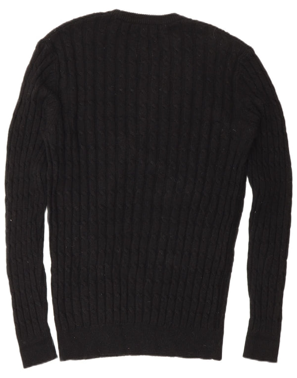 Jack Wills Suéter De Cuello Redondo Para Hombre Pequeño Negro