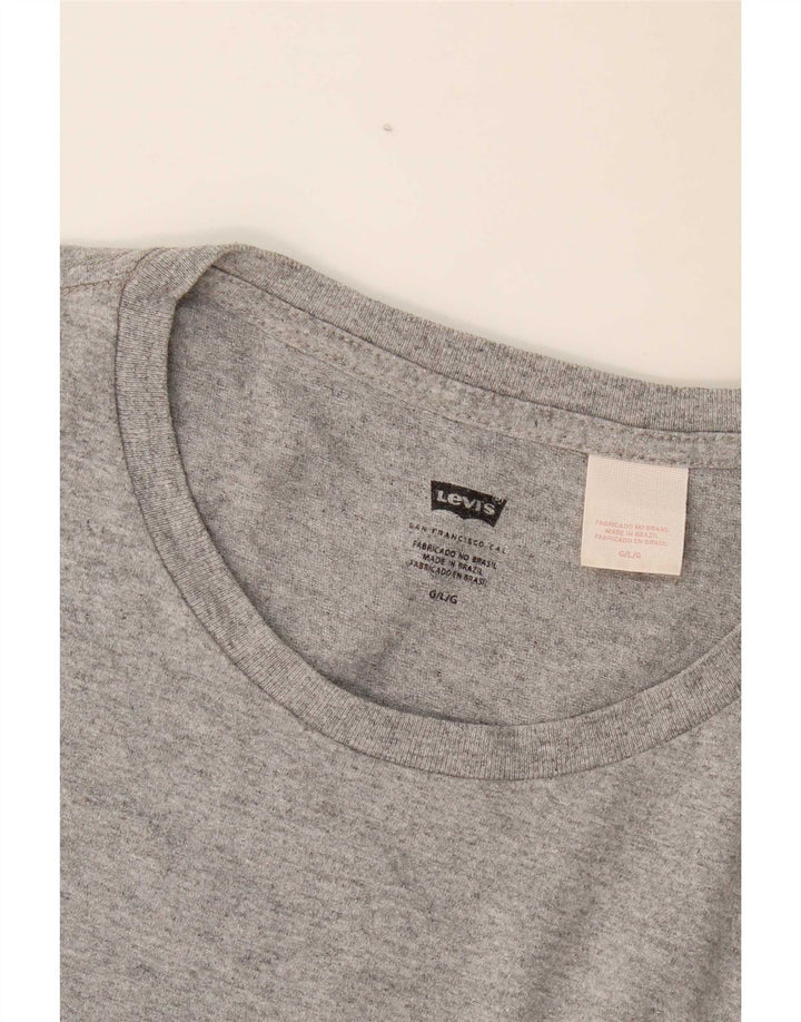 Camiseta Levi's para hombre Top grande gris moteado