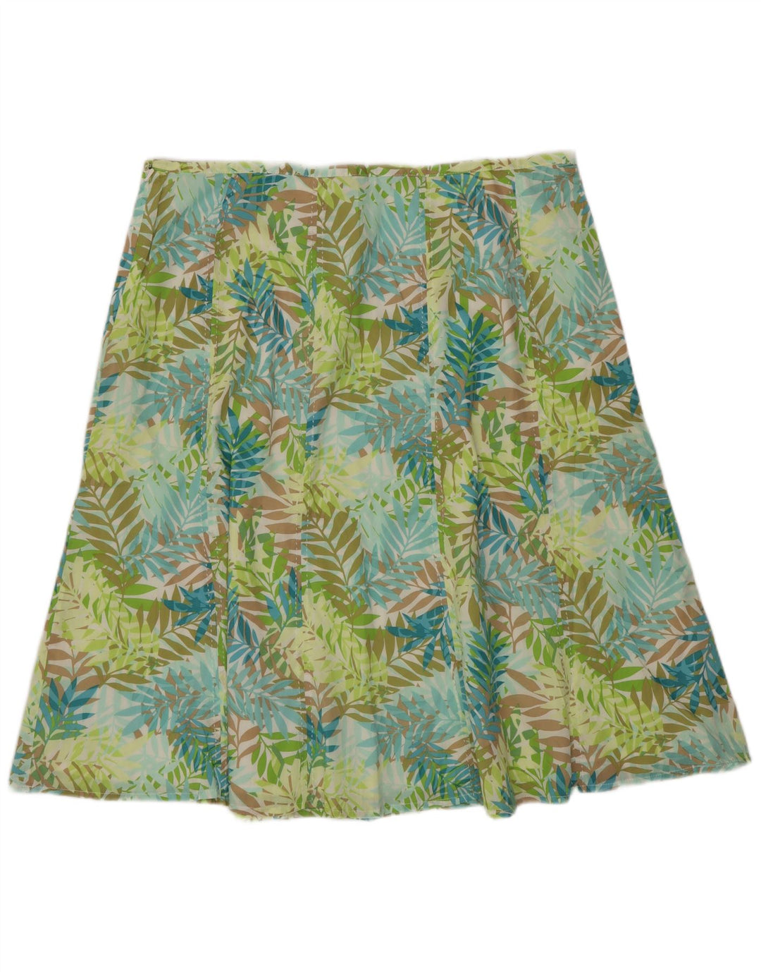 EDDIE BAUER Falda acampanada para mujer US 12 Grande W32 Multicolor Floral