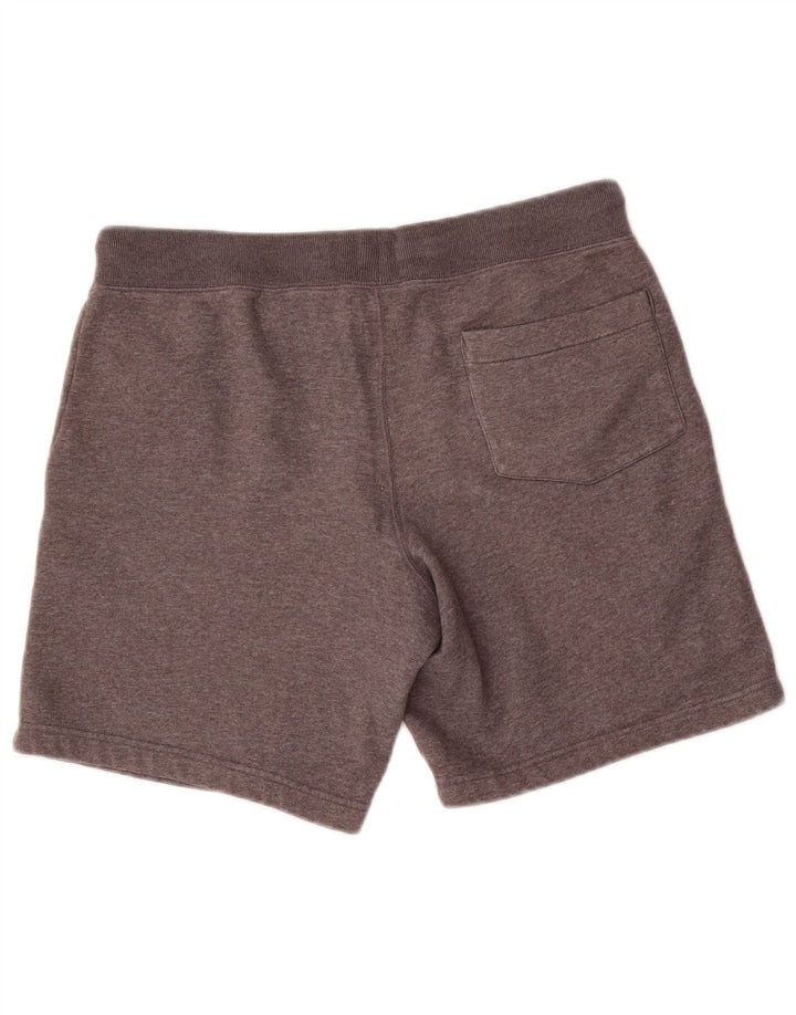 Jack Wills Shorts deportivos con gráficos para hombre de algodón gris medio