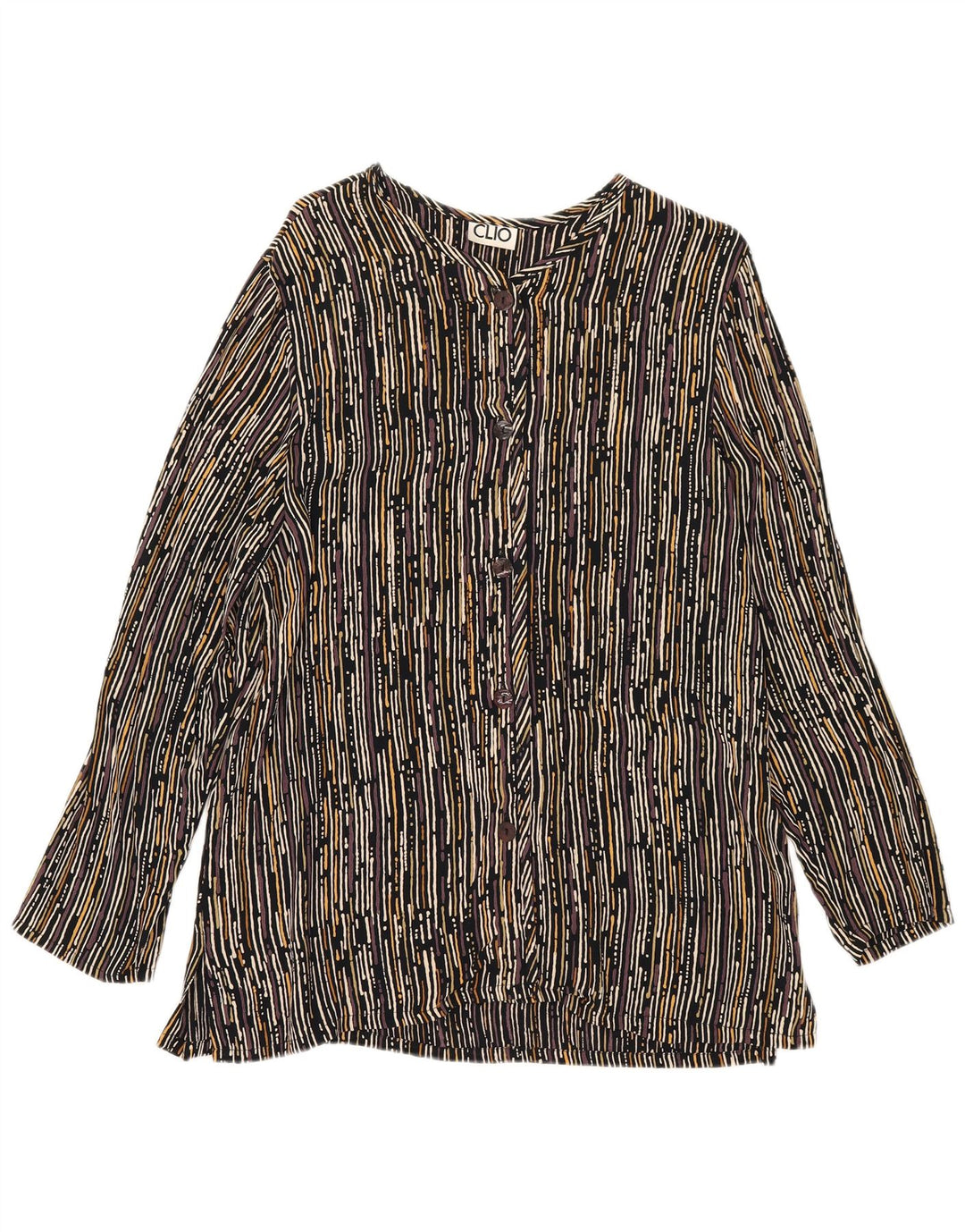Blusa tipo camisa para mujer Clio UK 44 Grande Rayas multicolores