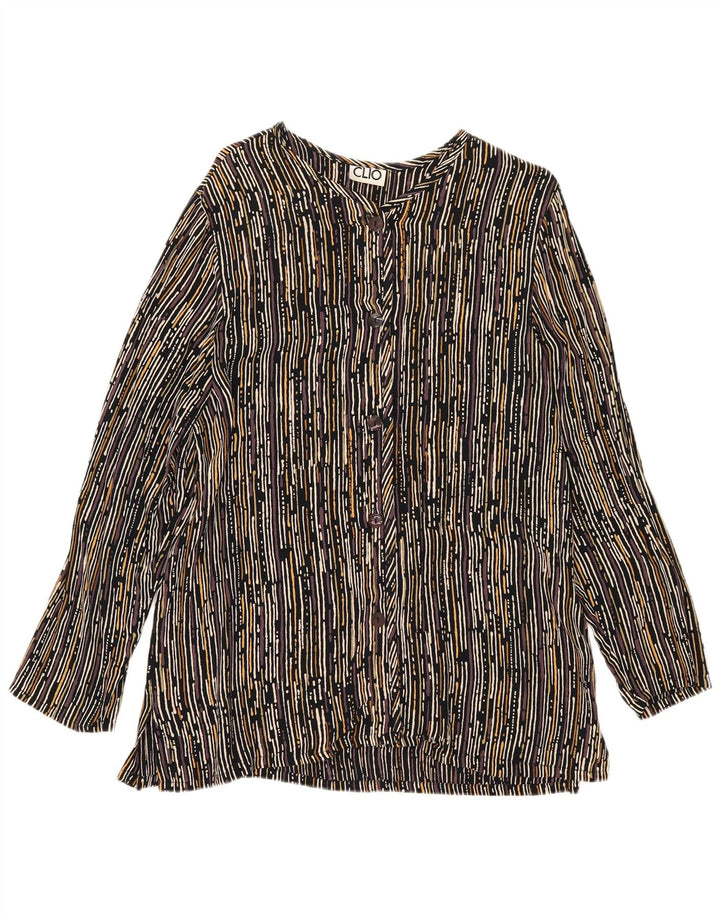 Blusa tipo camisa para mujer Clio UK 44 Grande Rayas multicolores