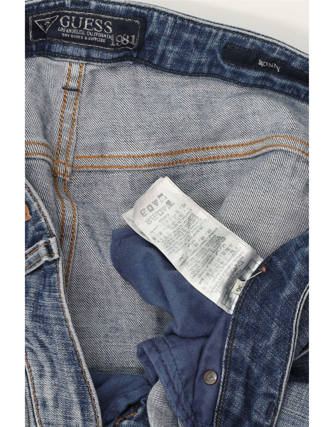 Guess Shorts De Mezclilla Para Hombre W36 Algodón Azul Grande
