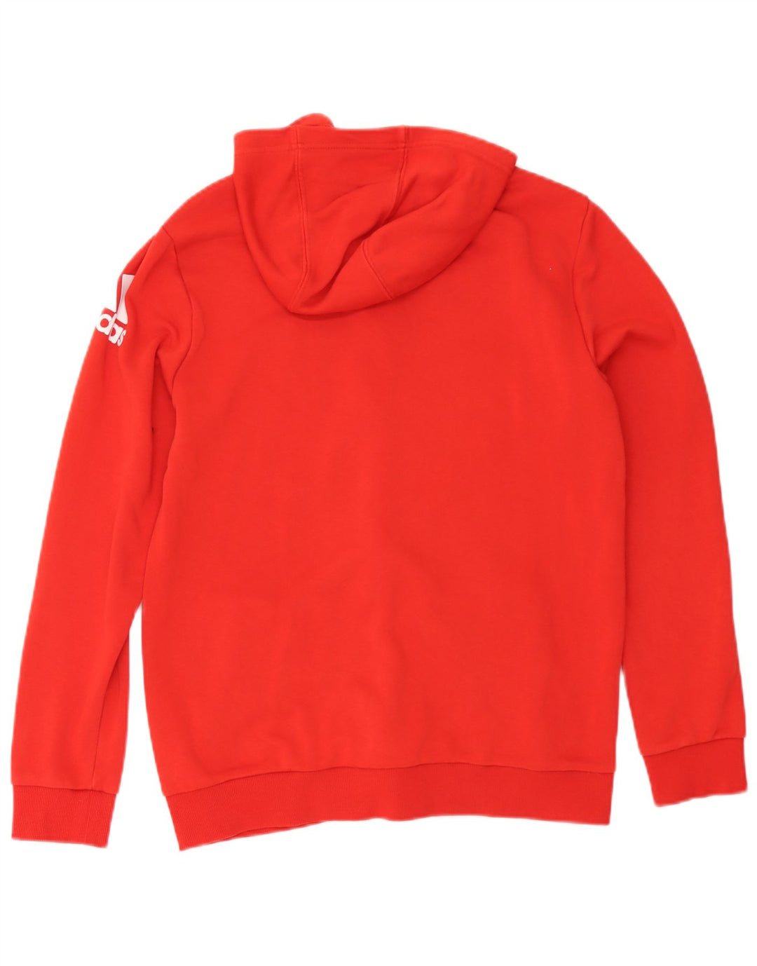 Adidas Hombre Graphic Zip Sudadera Con Capucha Suéter Medio Rojo Algodón