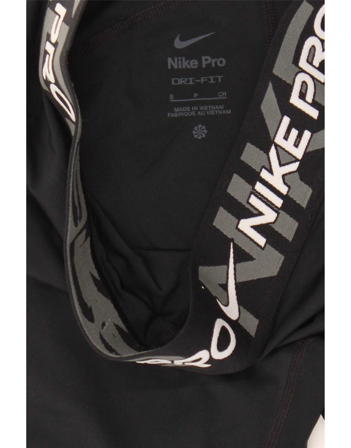 Nike Leggings Dri Fit Graphic para mujer UK 10 Pequeño Poliéster negro