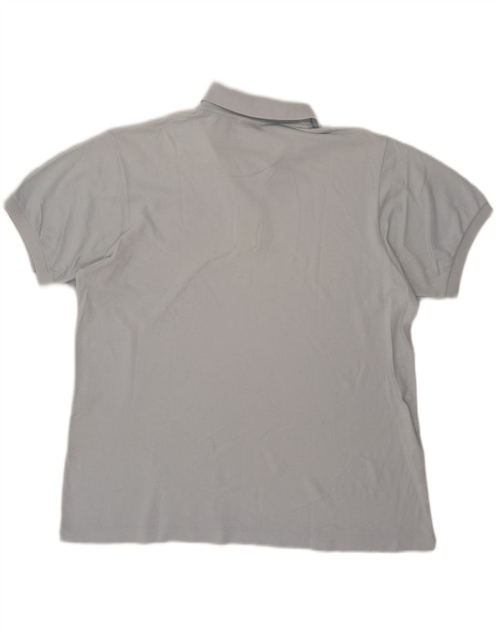 Polo Lacoste para hombre talla 7 2XL algodón azul