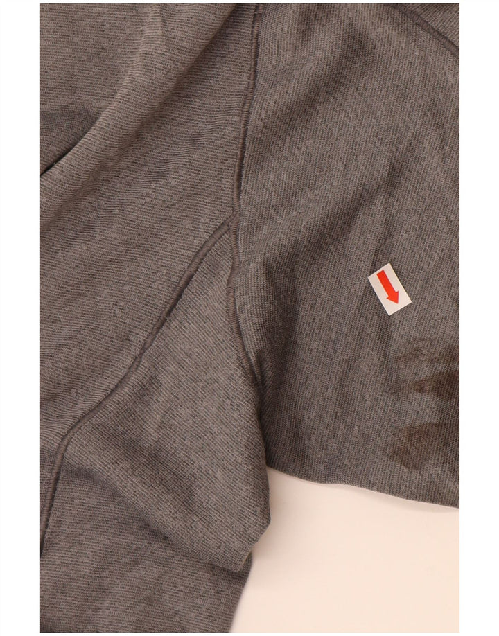 PATAGONIA Top de chándal con cuello y cremallera para hombre Poliéster gris grande