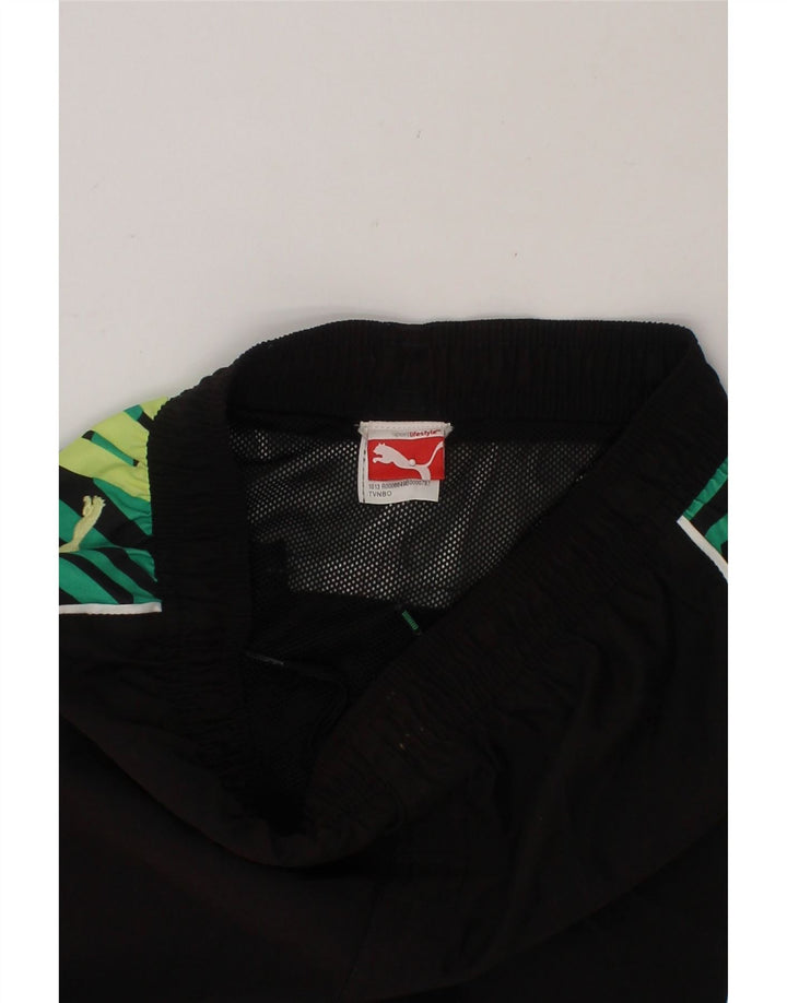 PUMA Boys Graphic Sport Shorts 9-10 Years  Black Vintage Puma and Second-Hand Puma from Messina Hembry 