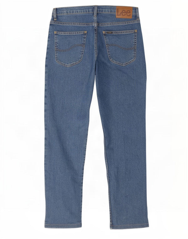 Vaqueros Lee Brooklyn Rectos para Hombre W34 L30 Algodón Azul