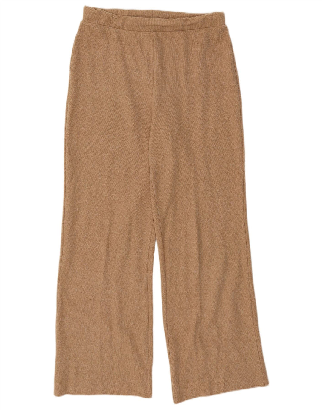 Zara Mujer Pantalón Chándal UK 42 Medio Beige Poliéster