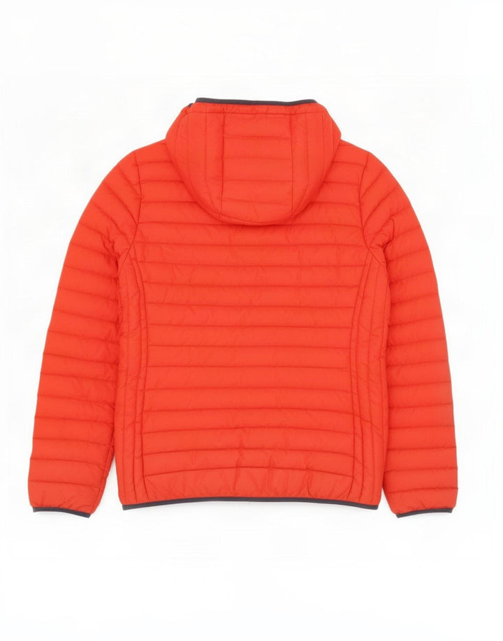 Superdry Chaqueta Acolchada Con Capucha Para Mujer UK 44 Medium Nylon Rojo