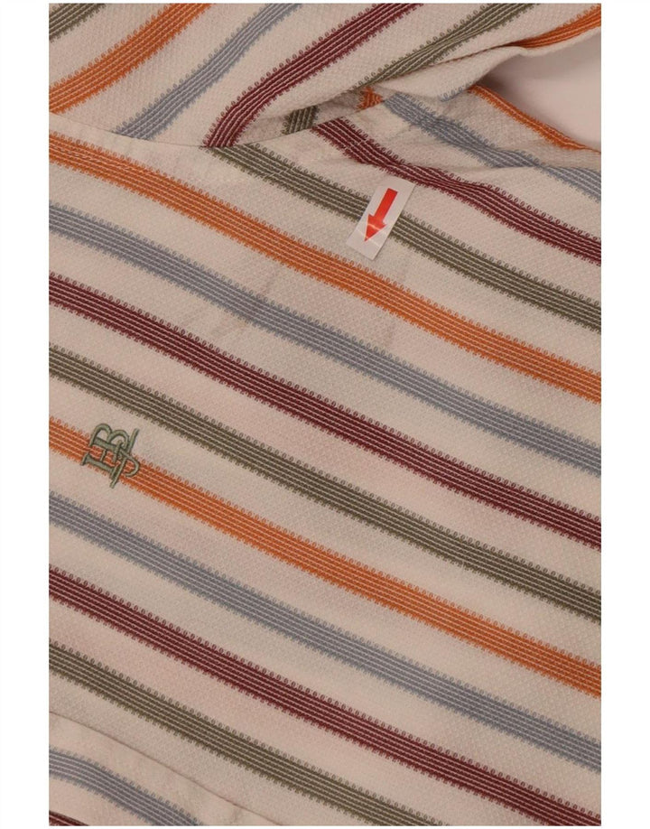 Harmont & Blaine Camisa Regular Fit De Algodón A Rayas Multicolor Grande Para Hombre