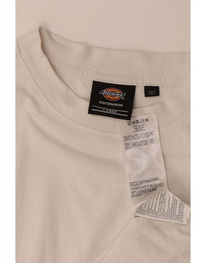 DICKIES Camiseta Hombre Top Grande Algodón Blanco