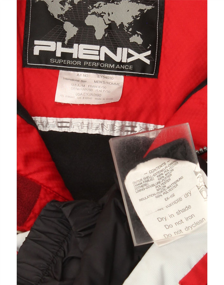 Chaqueta de esquí para hombre Phoenix IT 50 Large Red Colourblock Poliéster
