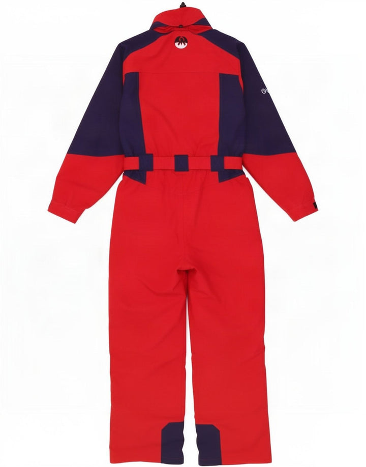 Mono de esquí con capucha para mujer Phoenix UK 40 Mediano Rojo Colorblock Poliamida