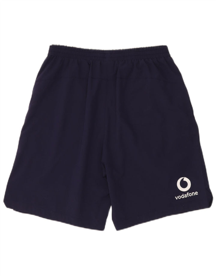 Canterbury Pantalones cortos deportivos con gráficos de Irlanda para hombre Poliéster azul marino mediano