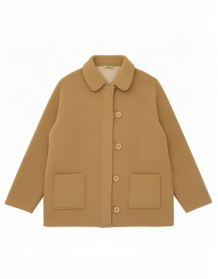 Marks & Spencer Chaqueta polar para mujer UK 20 2XL Beige Poliéster