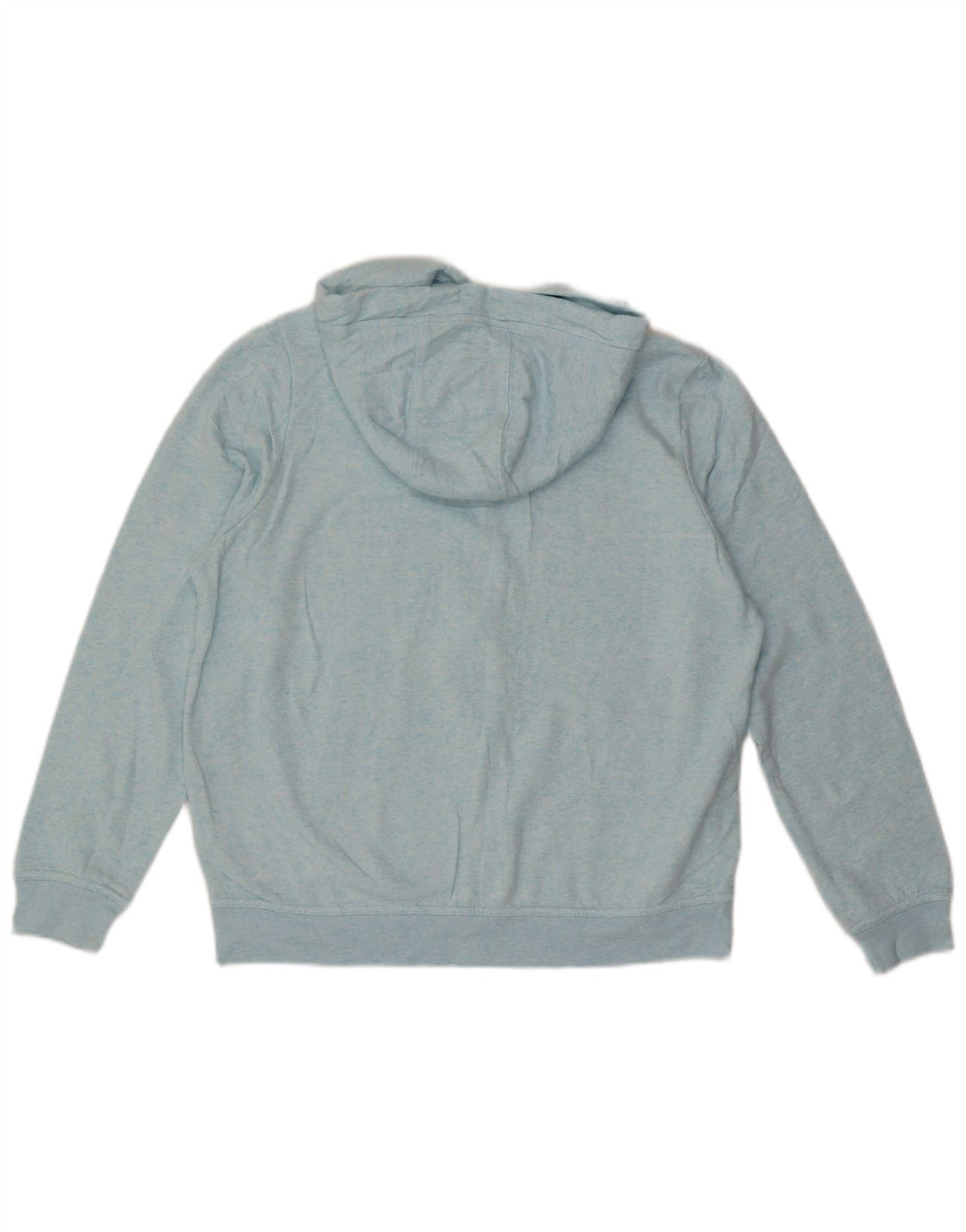 Nike - Sudadera con capucha y cremallera para mujer, talla grande, algodón moteado azul