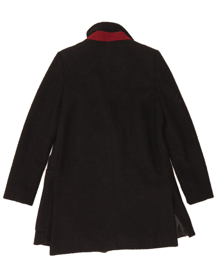 DKNY Womens Overcoat US 2 XS Black Polyester Vintage Dkny and Second-Hand Dkny from Messina Hembry 